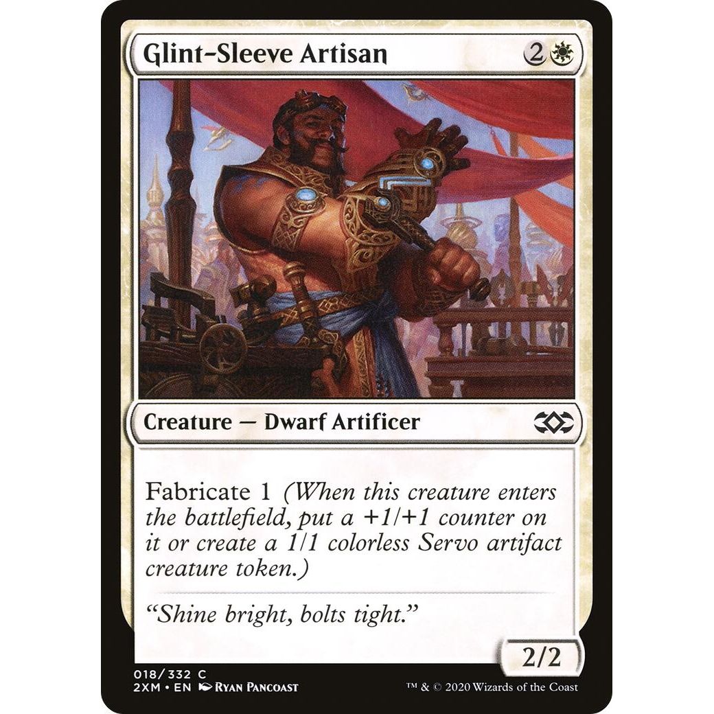 Image for Glint-Sleeve Artisan (18) (2XM) - Magic: The Gathering