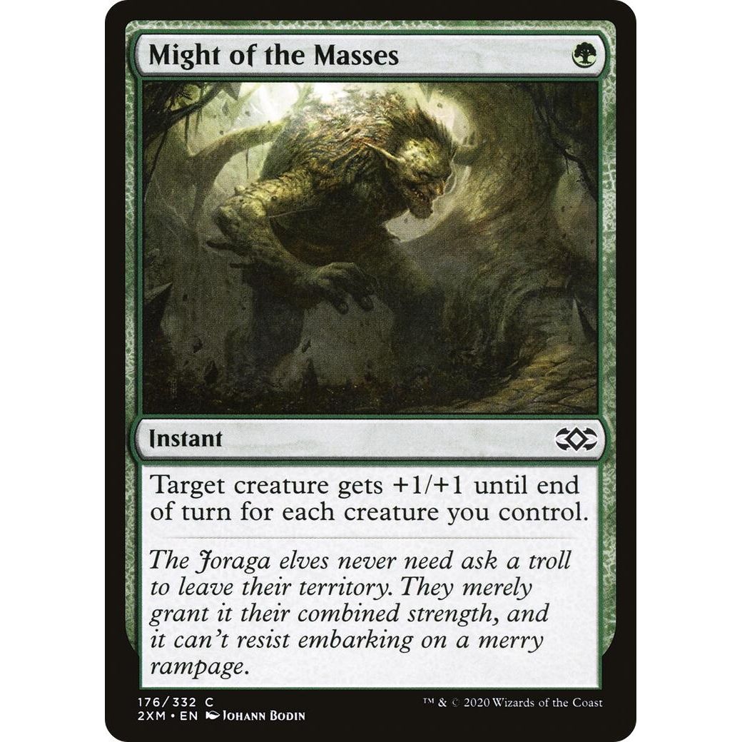 Image for Might of the Masses (176) (2XM) - Magic: The Gathering