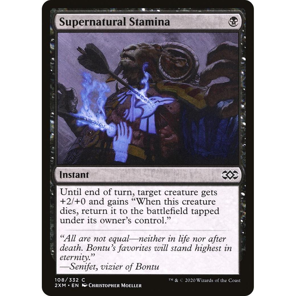 Image for Supernatural Stamina (108) (2XM) - Magic: The Gathering
