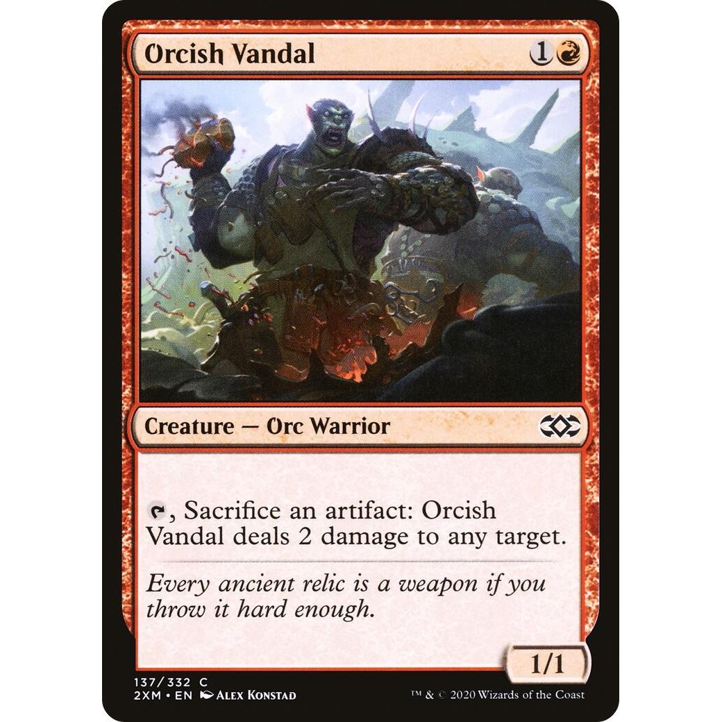 Image for Orcish Vandal (137) (2XM) - Magic: The Gathering