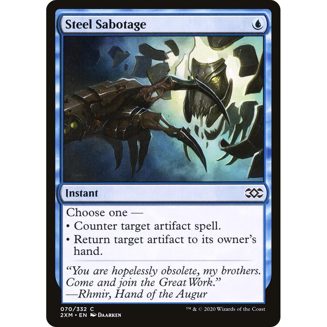 Image for Steel Sabotage (70) (2XM) - Magic: The Gathering