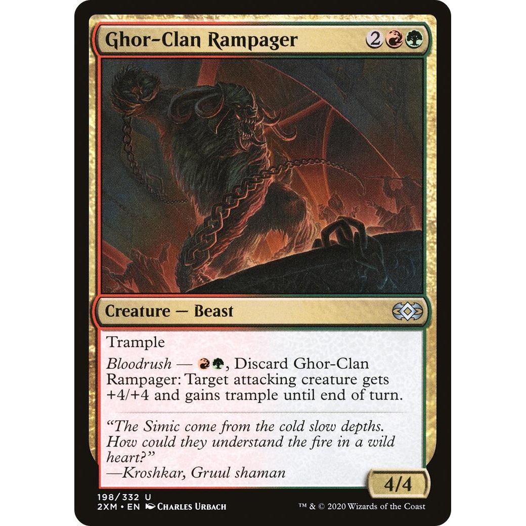 Image for Ghor-Clan Rampager (198) (2XM) - Magic: The Gathering
