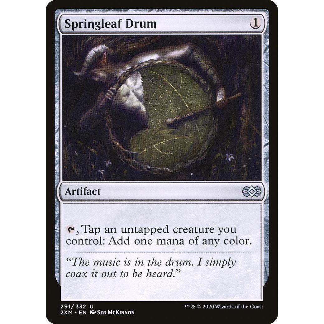 Image for Springleaf Drum (291) (2XM) - Magic: The Gathering