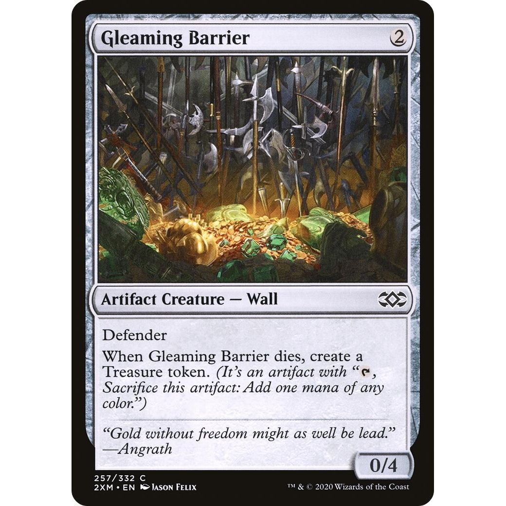 Image for Gleaming Barrier (257) (2XM) - Magic: The Gathering