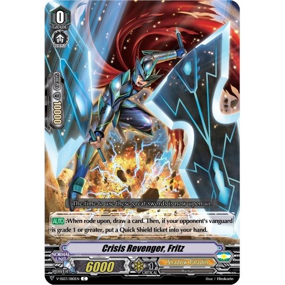 Image for Crisis Revenger, Fritz (V-SS03/080EN) (V-SS03) - Cardfight Vanguard