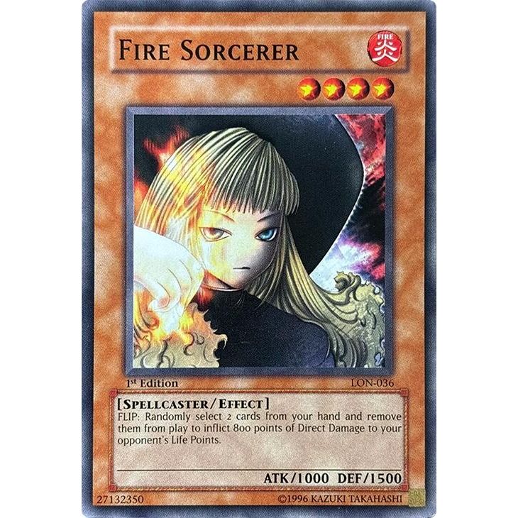 Image for Fire Sorcerer (LON-036) (LON) - YuGiOh