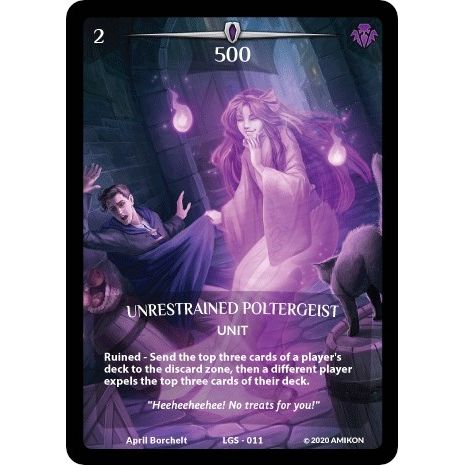 Image for Unrestrained Poltergeist (Full Art) (LGS-011) (PR) - Argent Saga TCG