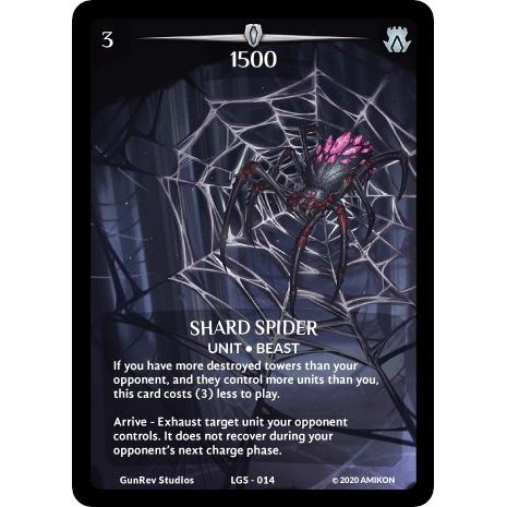 Image for Shard Spider (Full Art) (LGS-014) (PR) - Argent Saga TCG