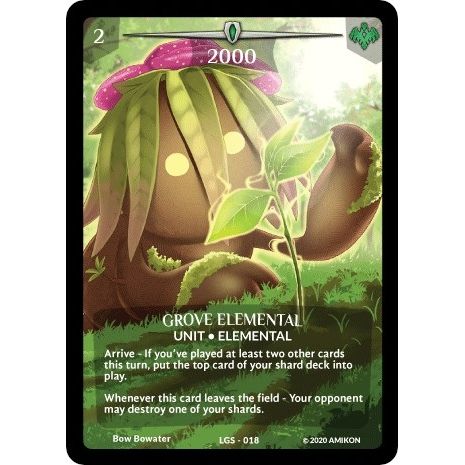 Image for Grove Elemental (Full Art) (LGS-018) (PR) - Argent Saga TCG