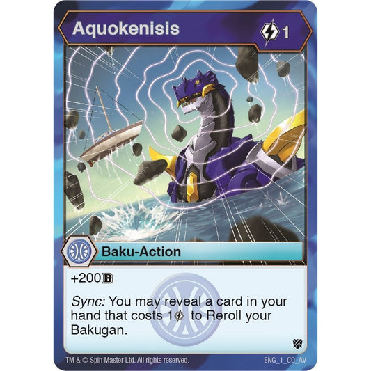 Image for Aquokenisis (1) (AV) - Bakugan TCG