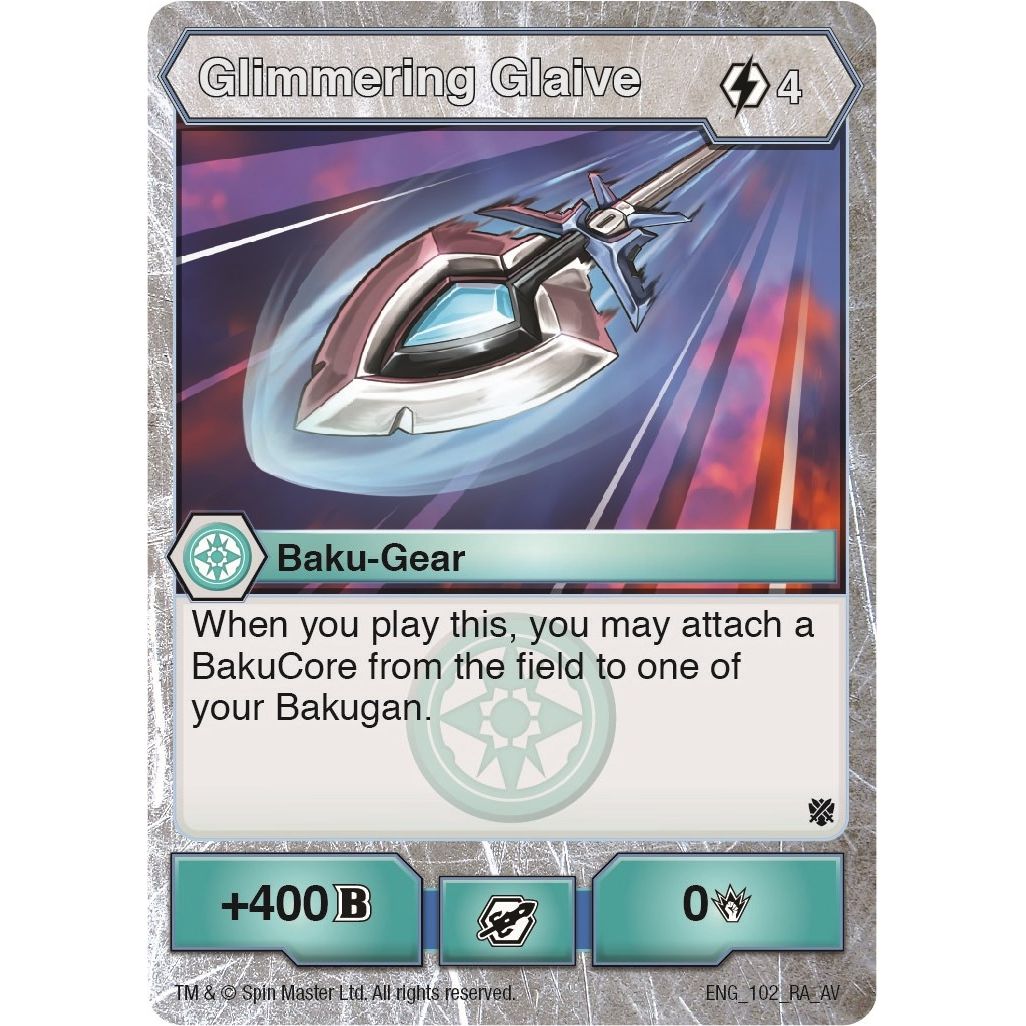 Image for Glimmering Glaive (102) (AV) - Bakugan TCG