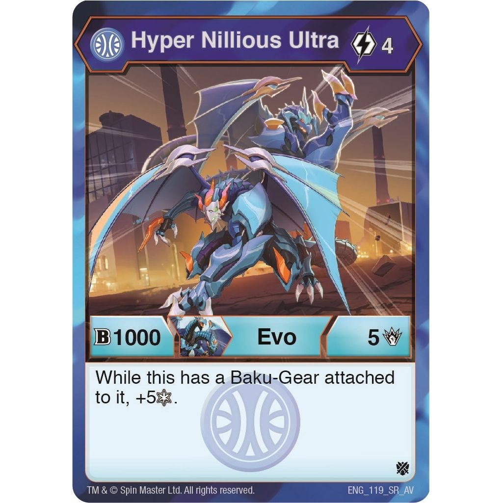 Image for Hyper Nillious Ultra (119) (AV) - Bakugan TCG
