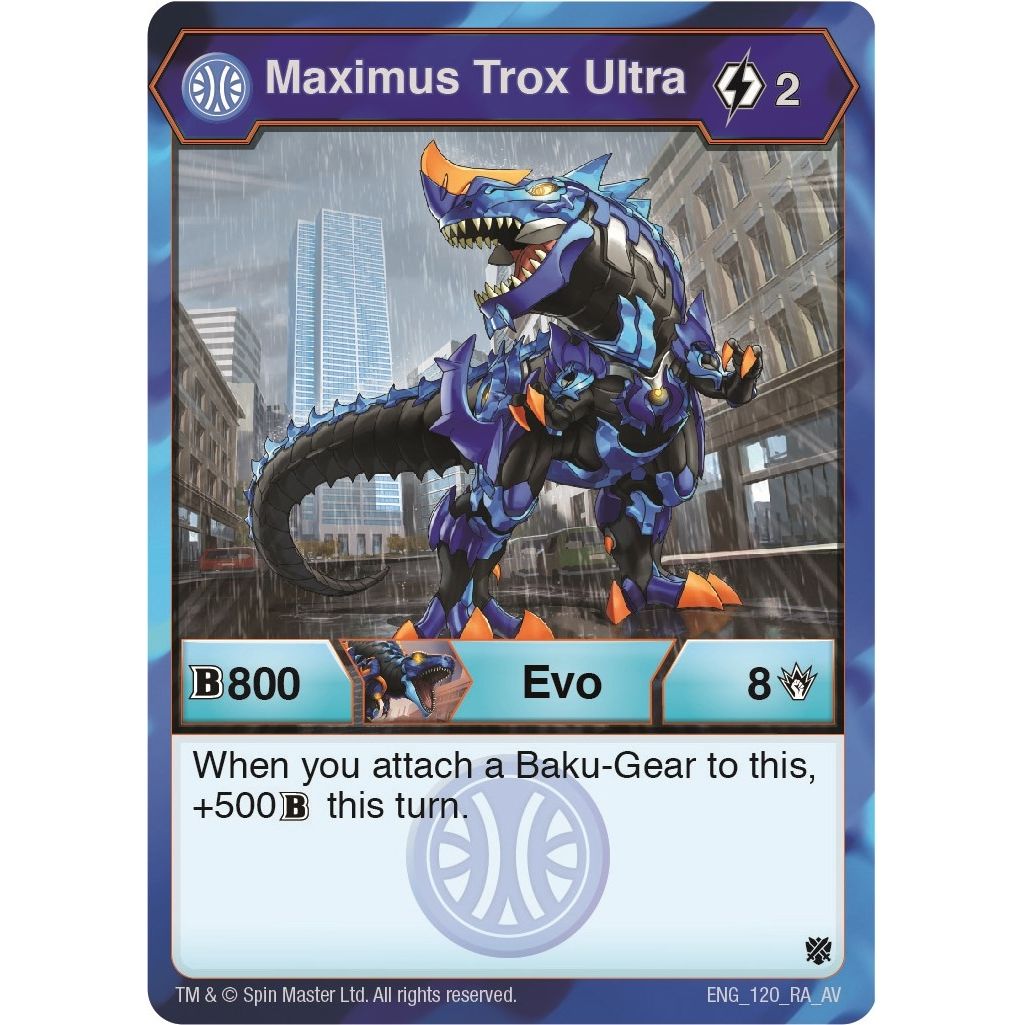 Image for Maximus Trox Ultra (120) (AV) - Bakugan TCG