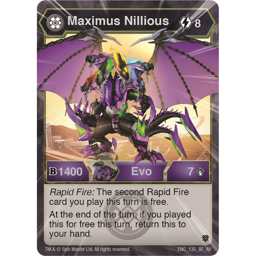 Image for Maximus Nillious (135) (AV) - Bakugan TCG