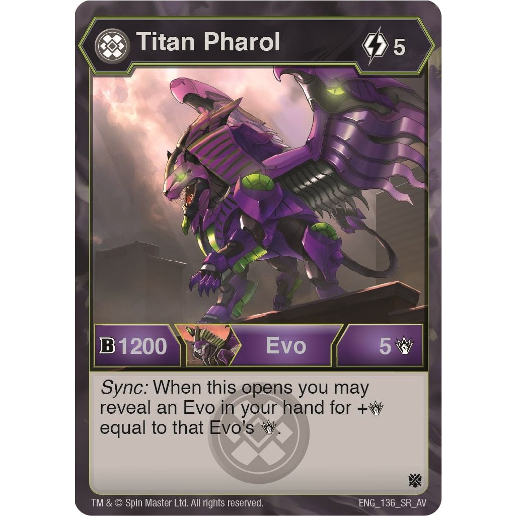 Image for Titan Pharol (136) (136) (AV) - Bakugan TCG