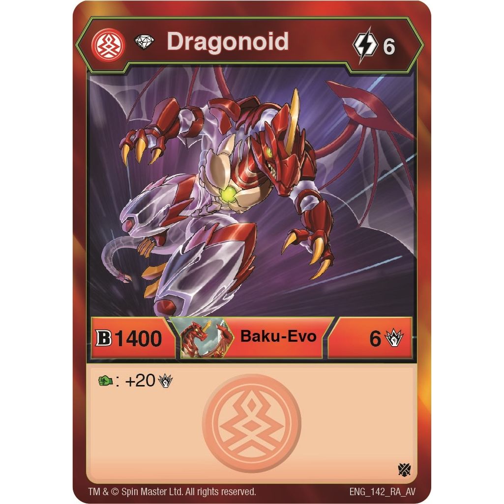 Image for Diamond Dragonoid (142) (AV) - Bakugan TCG
