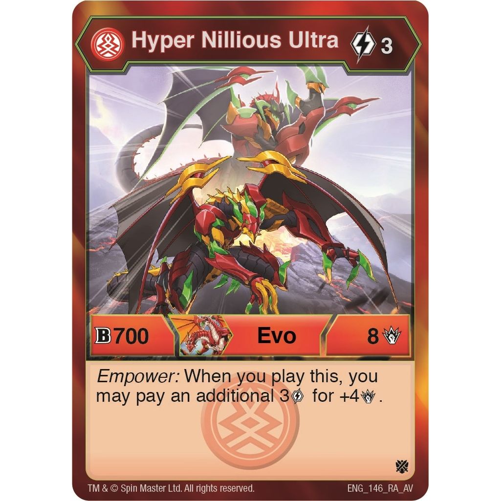 Image for Hyper Nillious Ultra (146) (146) (AV) - Bakugan TCG
