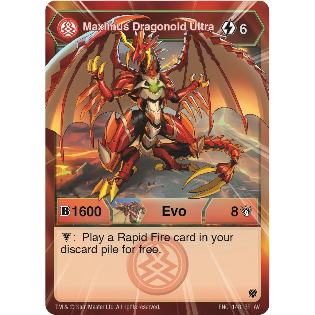 Image for Maximus Dragonoid Ultra (148) (AV) - Bakugan TCG