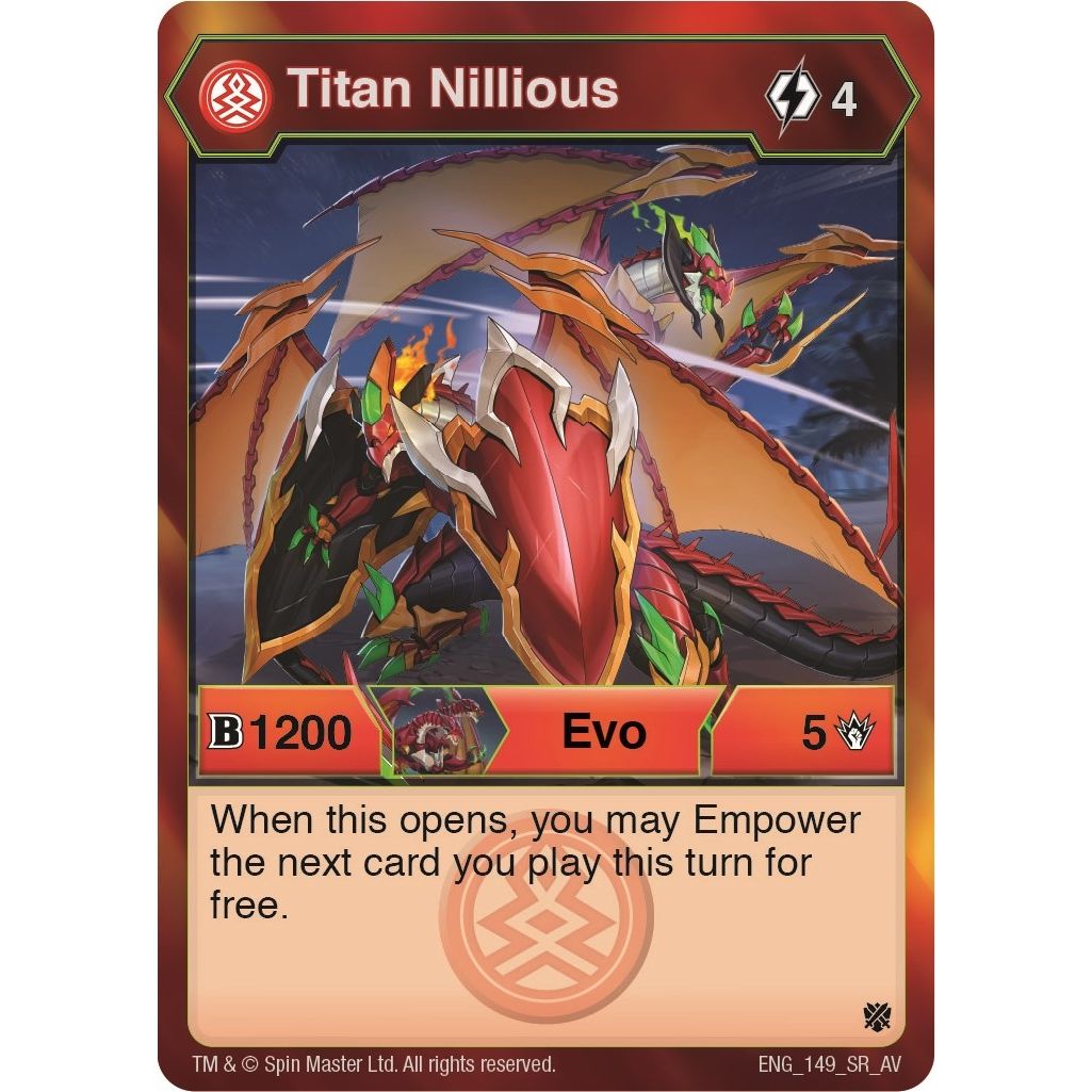 Image for Titan Nillious (149) (149) (AV) - Bakugan TCG
