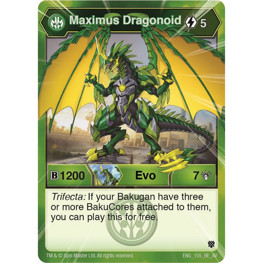 Image for Maximus Dragonoid (155) (AV) - Bakugan TCG