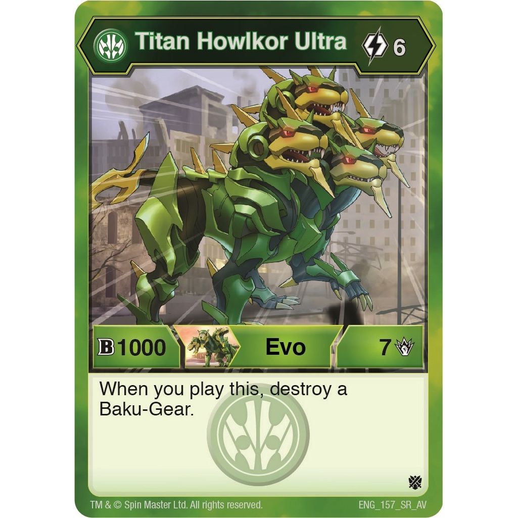 Image for Titan Howlkor Ultra (157) (AV) - Bakugan TCG