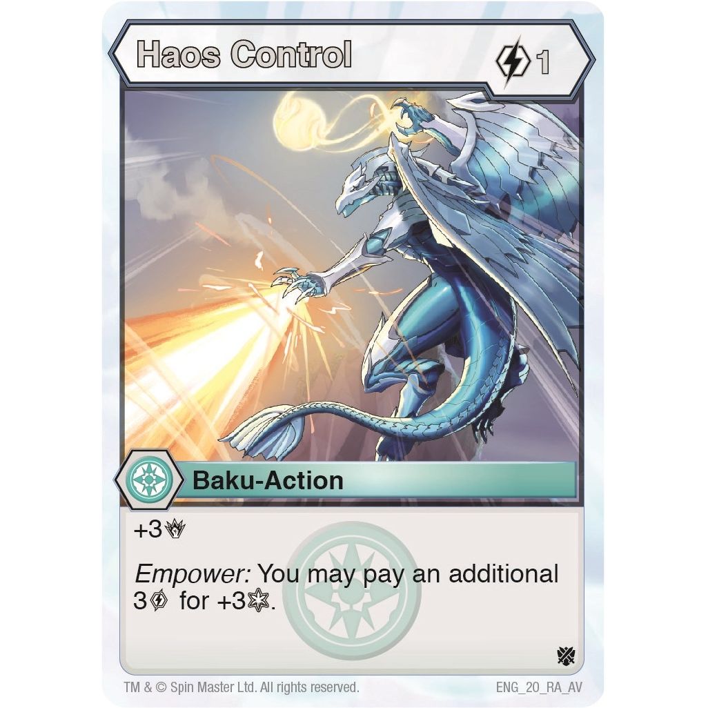 Image for Haos Control (20) (AV) - Bakugan TCG
