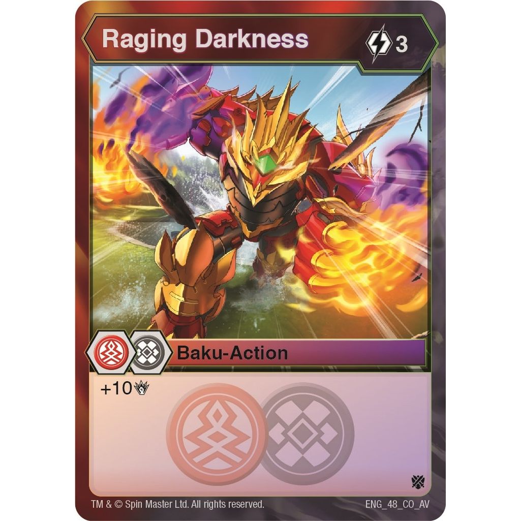 Image for Raging Darkness (48) (AV) - Bakugan TCG