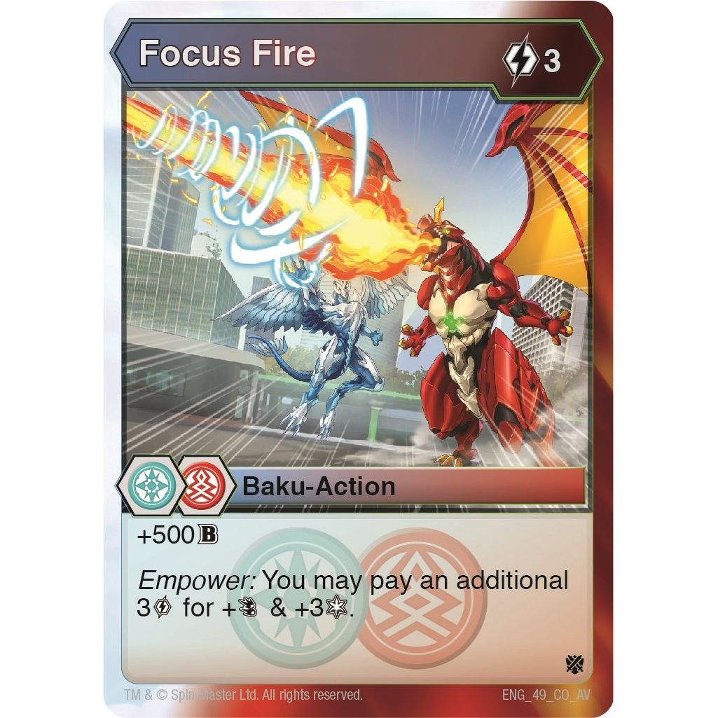Image for Focus Fire (49) (AV) - Bakugan TCG