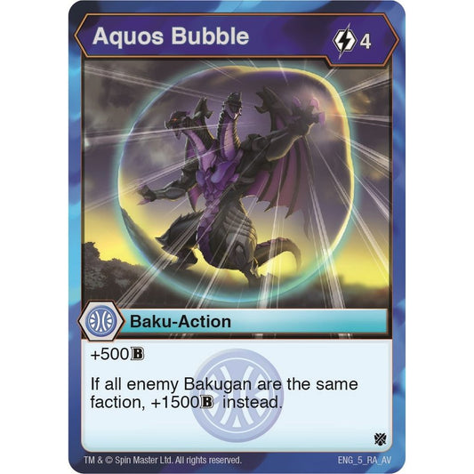 Image for Aquos Bubble (5) (AV) - Bakugan TCG