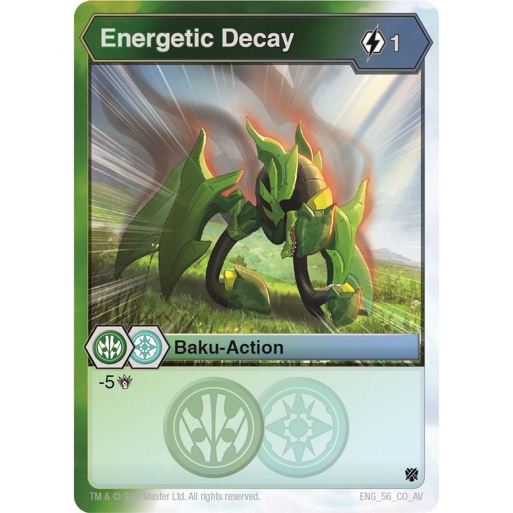 Image for Energetic Decay (56) (AV) - Bakugan TCG