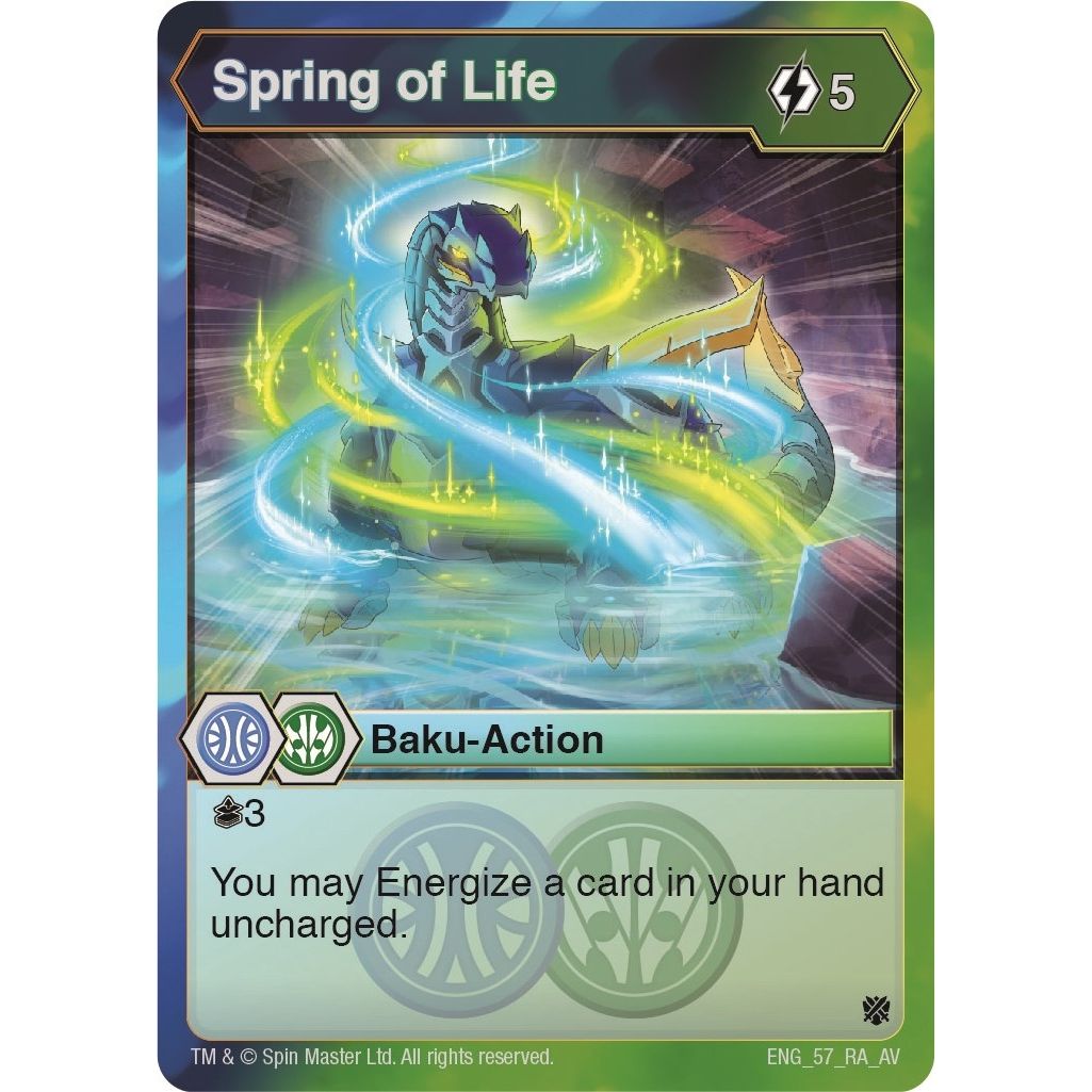 Image for Spring of Life (57) (AV) - Bakugan TCG
