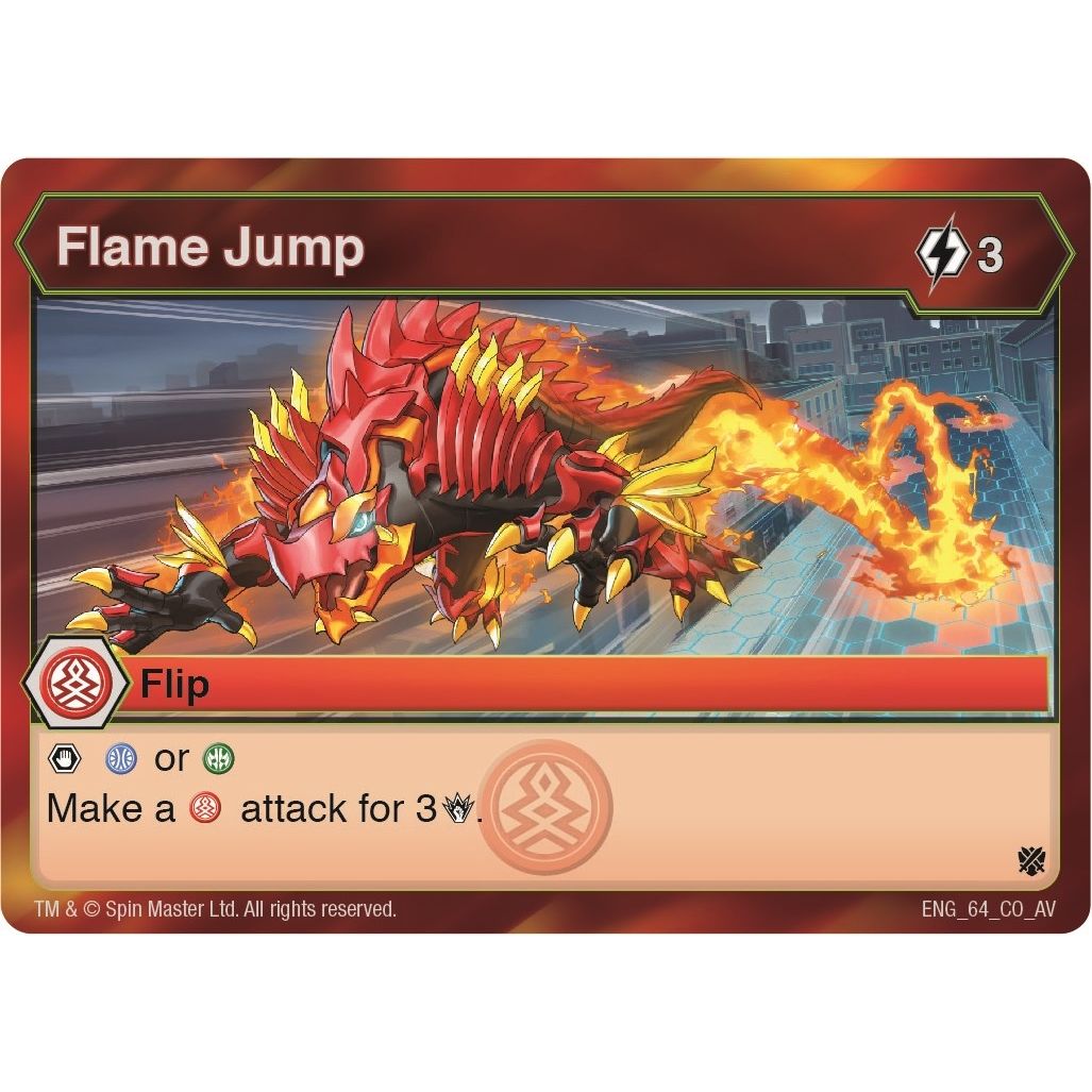Image for Flame Jump (64) (AV) - Bakugan TCG