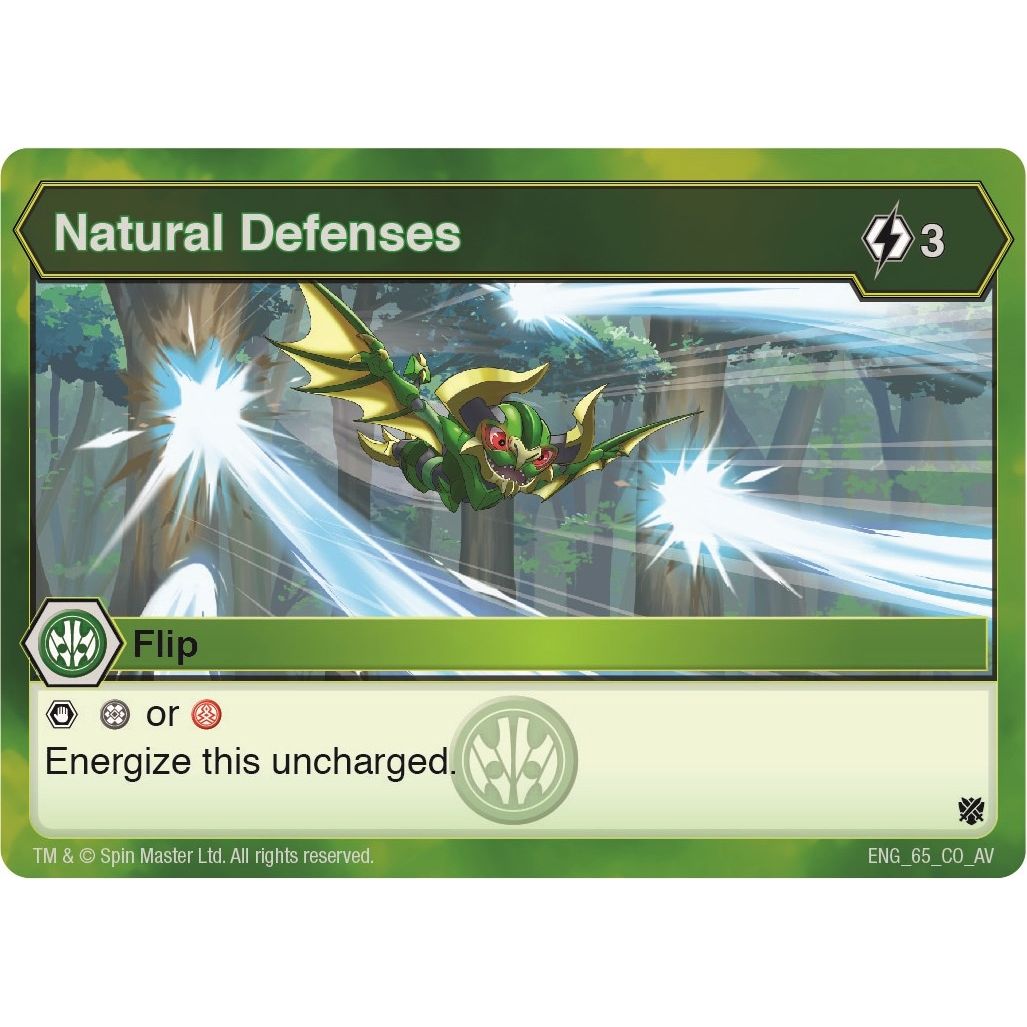 Image for Natural Defenses (65) (AV) - Bakugan TCG