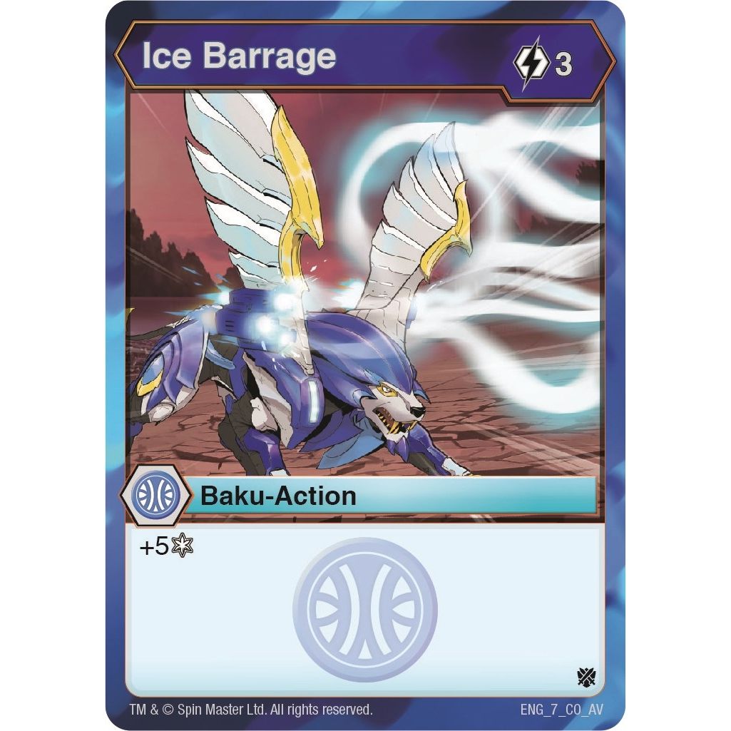 Image for Ice Barrage (7) (AV) - Bakugan TCG