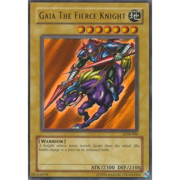 Image for Gaia The Fierce Knight (LOB-006) (LOB) - YuGiOh