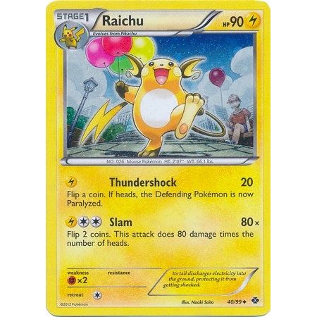Image for Raichu - 40/99 (Cosmos Holo) (040/099) (BLE) - Pokemon