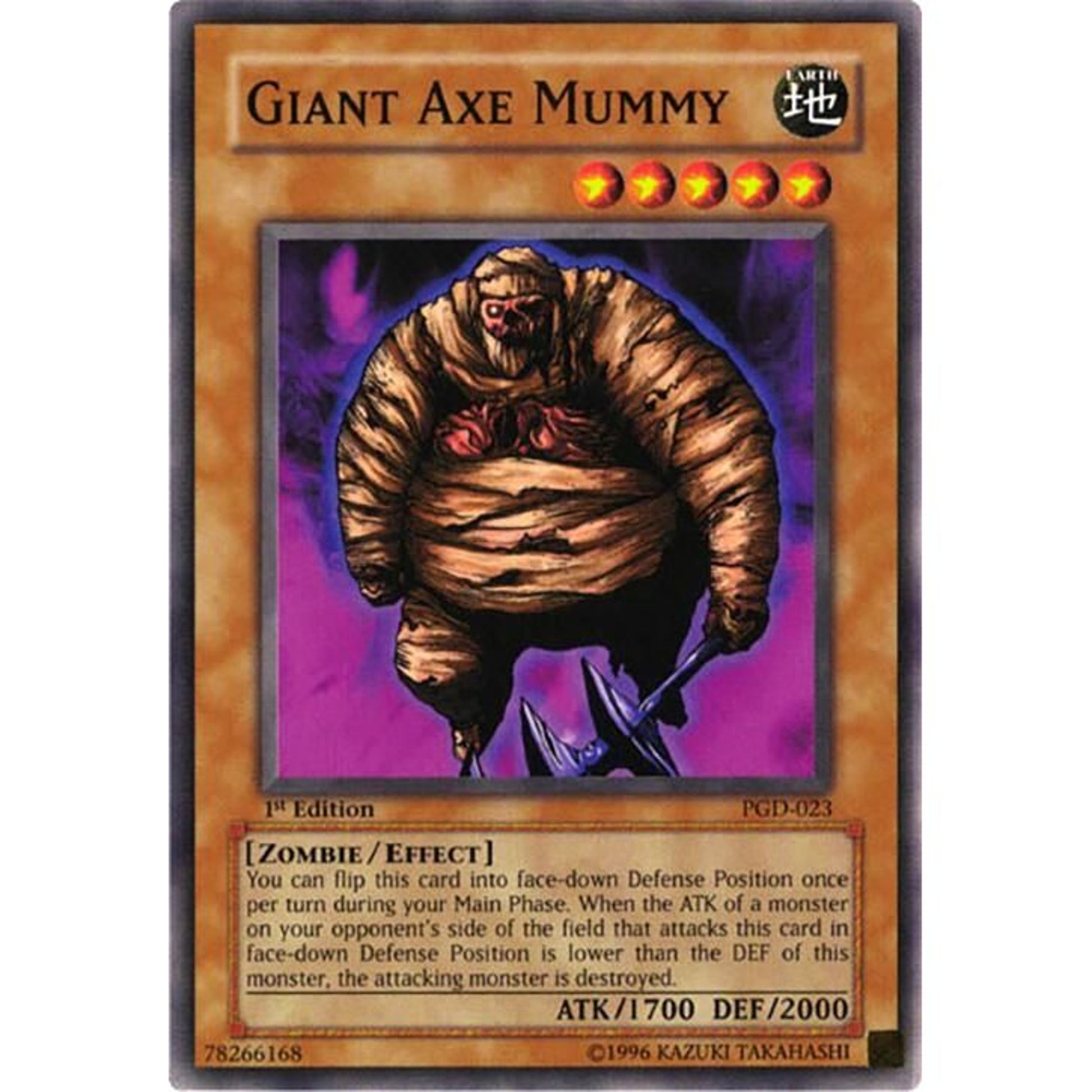 Image for Giant Axe Mummy (PGD-023) (PGD) - YuGiOh