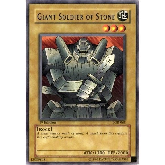 Image for Giant Soldier of Stone (LOB-068) (LOB) - YuGiOh