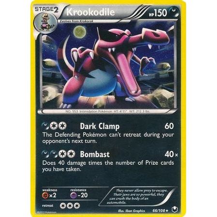 Image for Krookodile - 66/108 (Cosmos Holo) (066/108) (BLE) - Pokemon