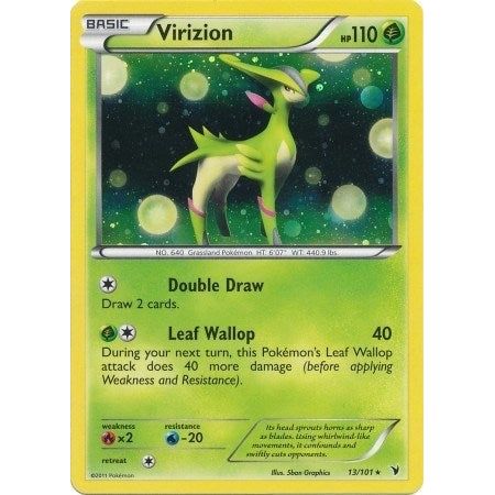 Image for Virizion - 13/101 (Cosmos Holo) (013/101) (BLE) - Pokemon
