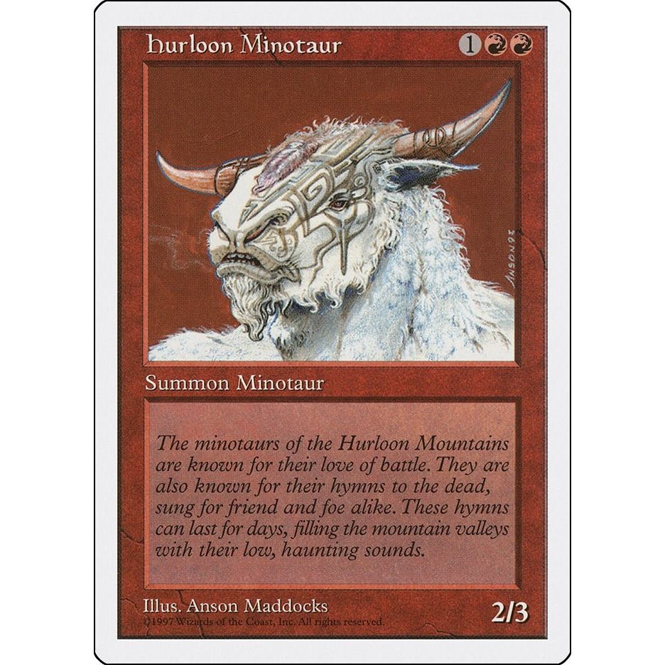 Image for Hurloon Minotaur (5ED) - Magic: The Gathering