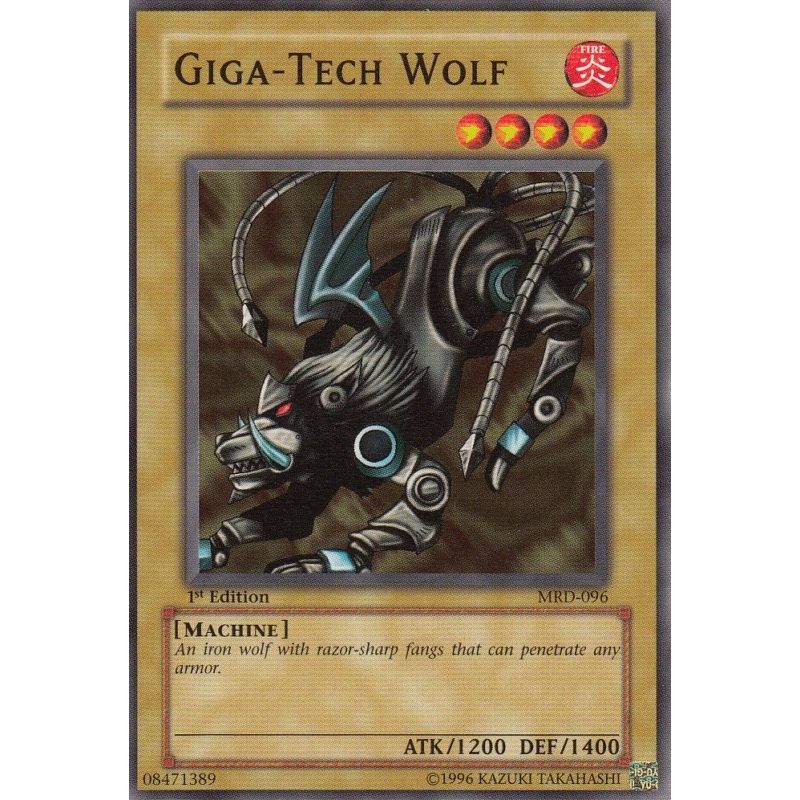 Image for Giga-Tech Wolf (MRD-096) (MRD) - YuGiOh