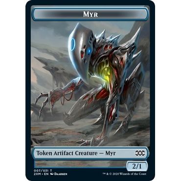 Image for Myr (007) // Treasure Double-Sided Token (7 // 27) (2XM) - Magic: The Gathering
