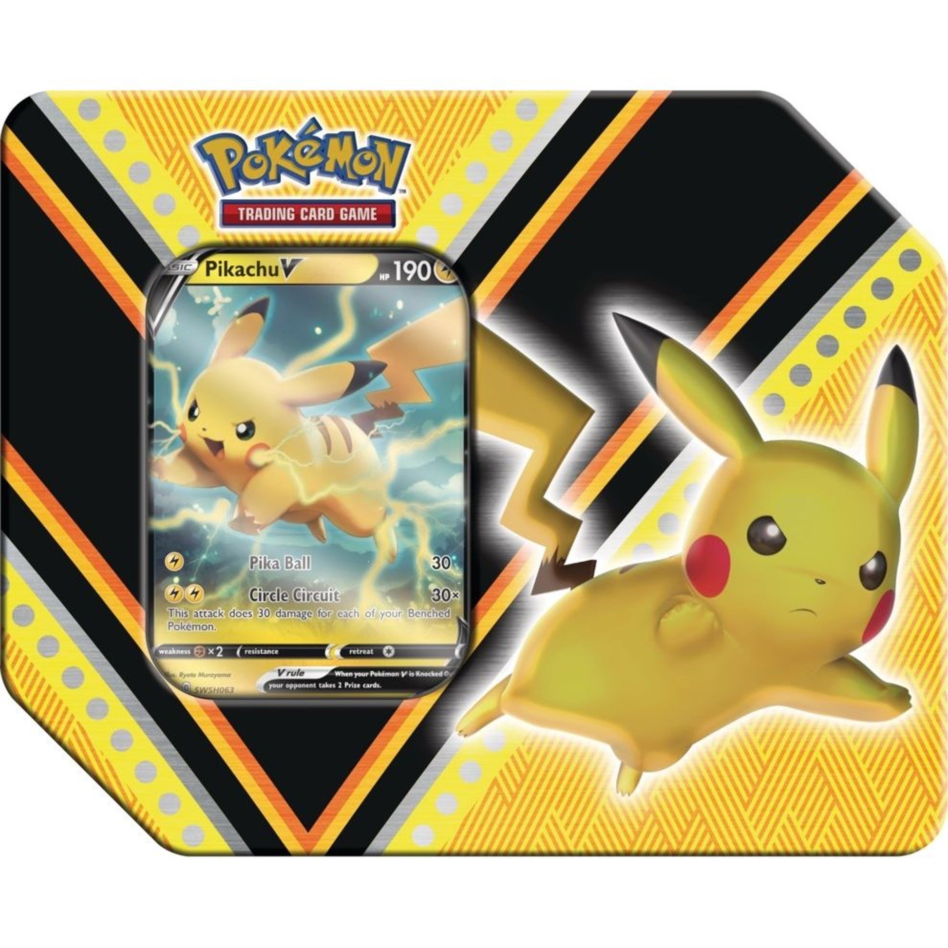 Image for V Powers Tin [Pikachu V] - Pokemon