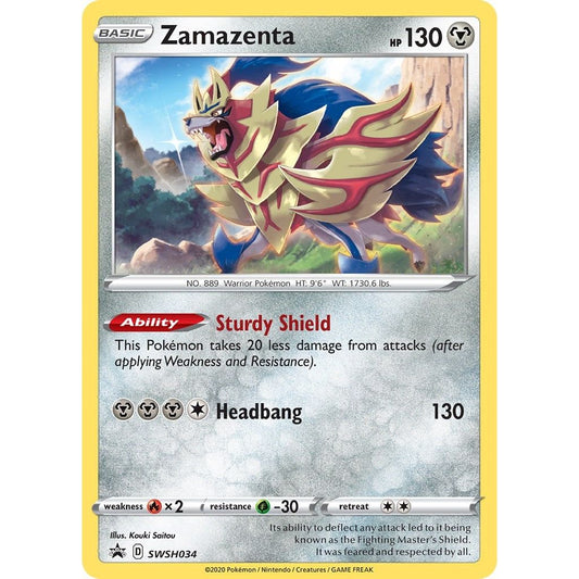 Image for Zamazenta - SWSH034 (SWSH034) (SWSD) - Pokemon