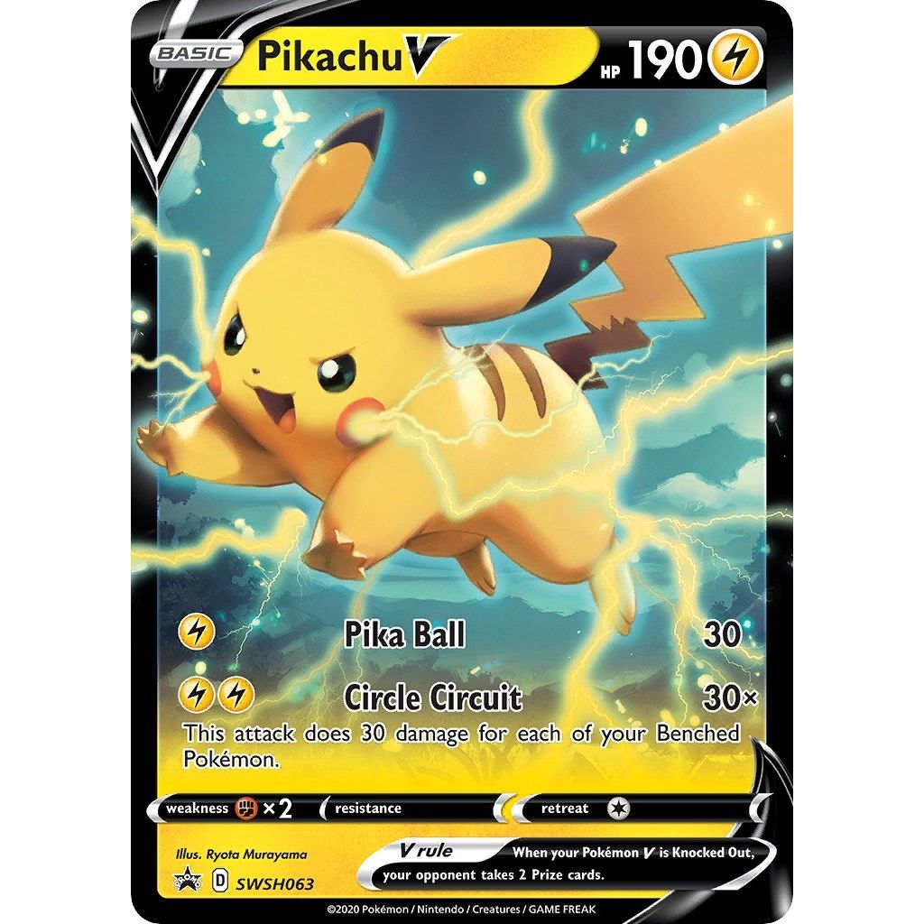 Image for Pikachu V - SWSH063 (SWSH063) (SWSD) - Pokemon
