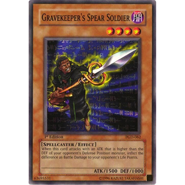 Image for Gravekeeper's Spear Soldier (PGD-062) (PGD) - YuGiOh