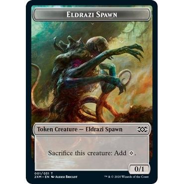 Image for Eldrazi Spawn // Myr (007) Double-Sided Token (1 // 7) (2XM) - Magic: The Gathering
