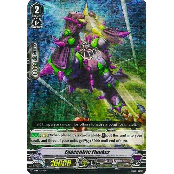 Image for Egocentric Flanker (RRR Foil) (V-PR/0158EN) (VPR) - Cardfight Vanguard