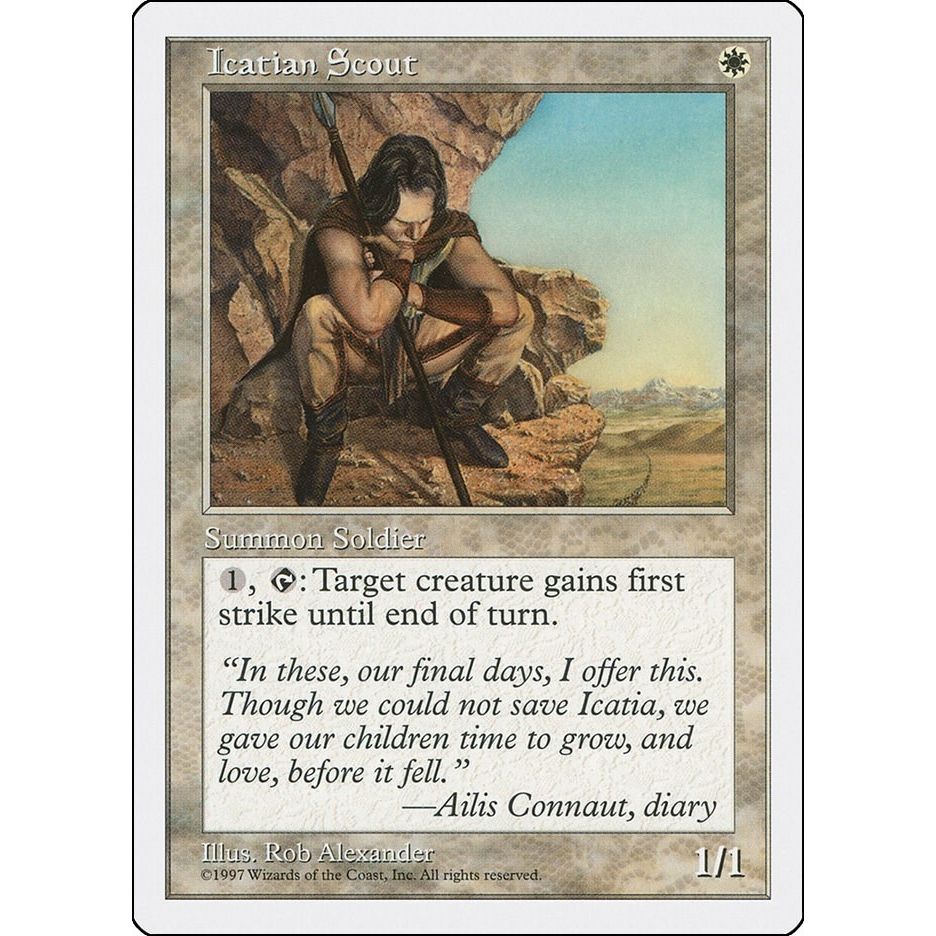 Image for Icatian Scout (5ED) - Magic: The Gathering